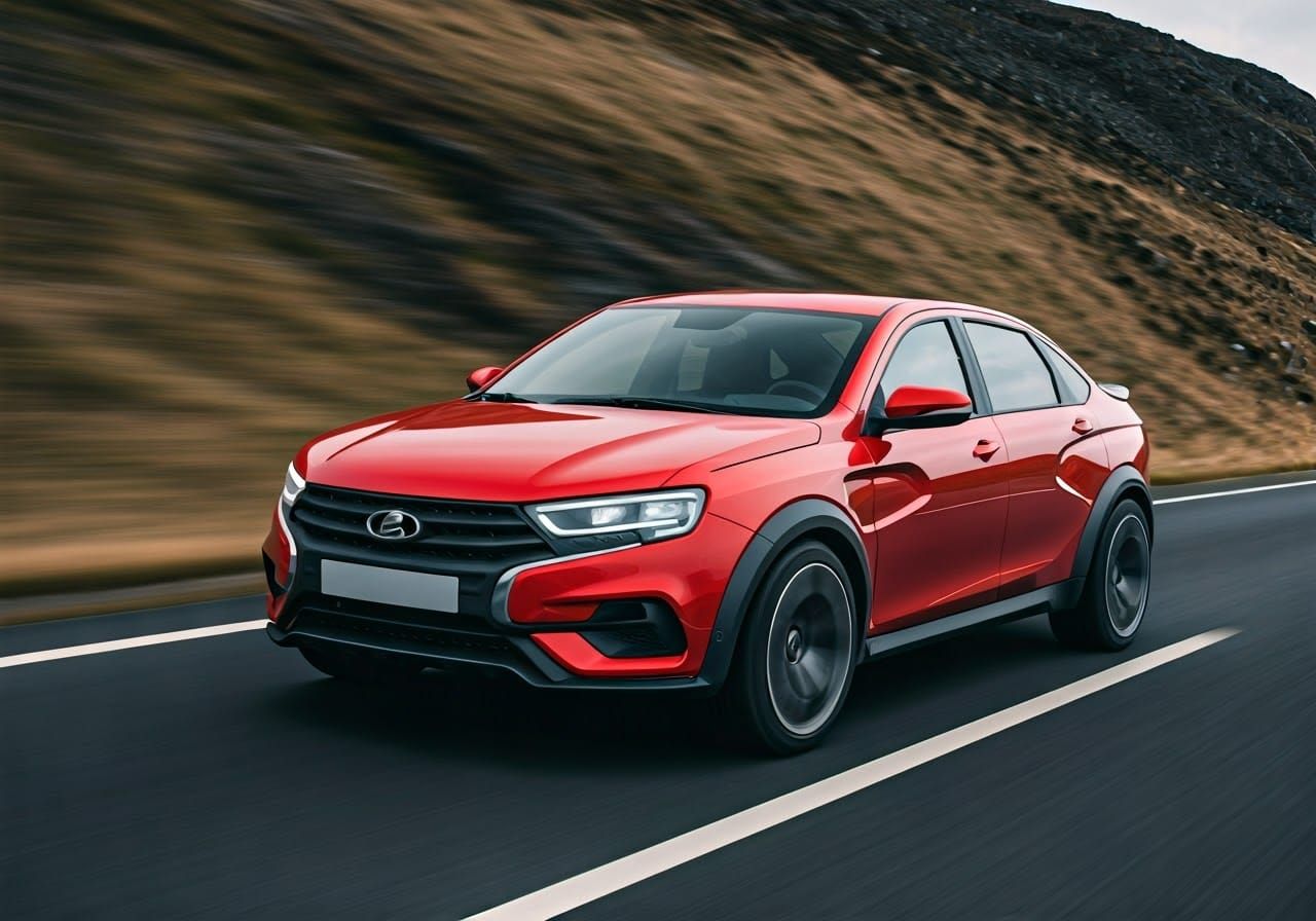 Epic Red Lada Samara Concept Cruises Scotland