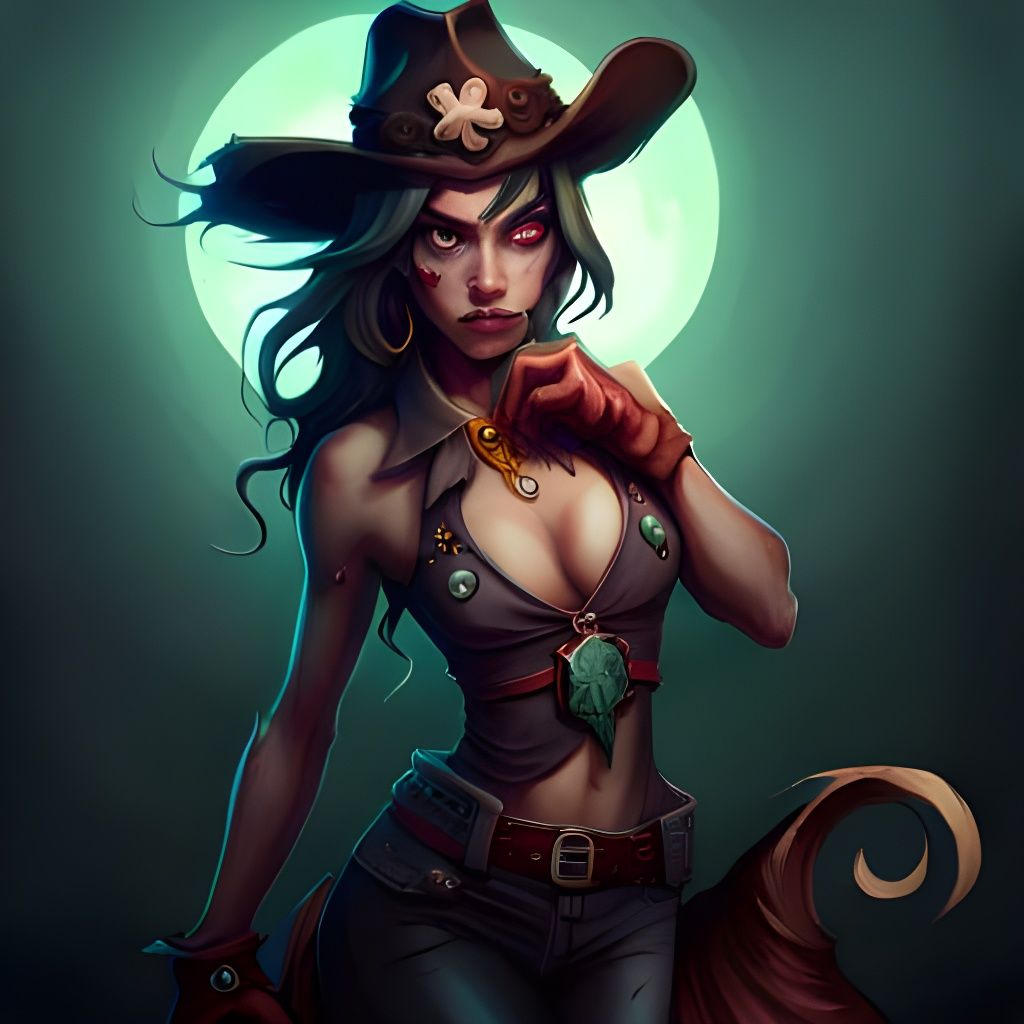 Eldritch Zombie Cowboy Mermaid: Artstation Trend