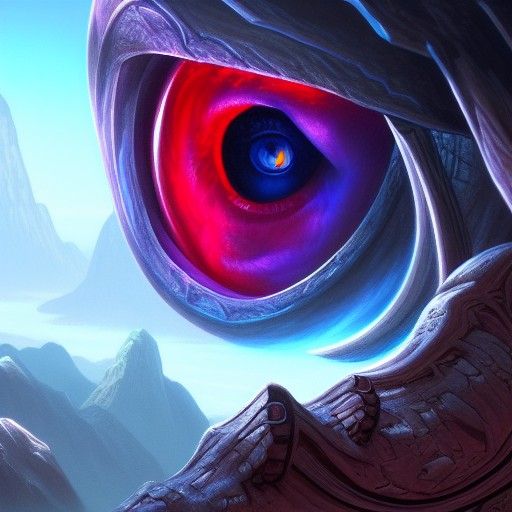 Eye of Thundera Sword in Detailed Matte Painting