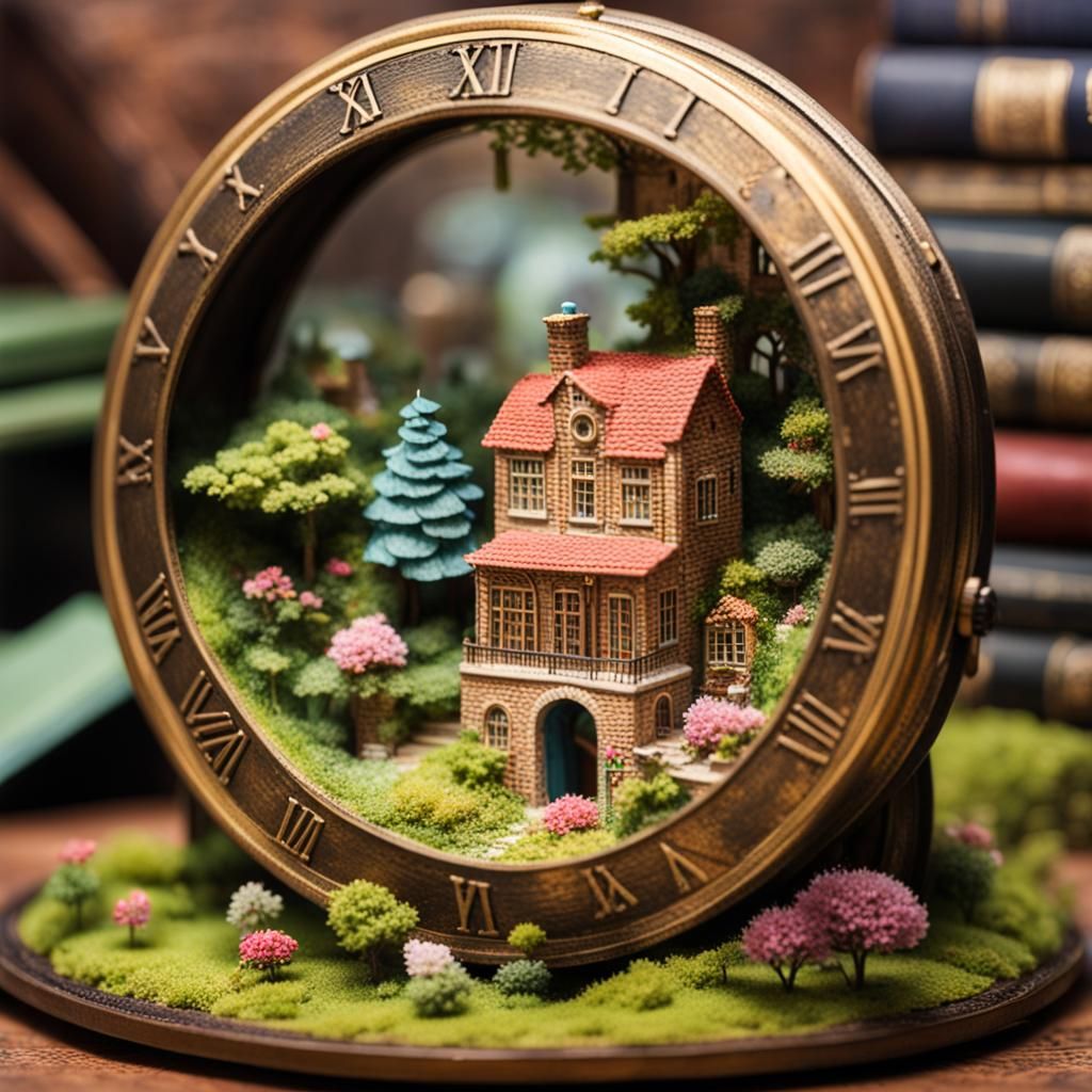 Miniature Worlds: Forest, Living Room, Cityscape