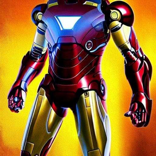 Hyperdetailed Iron Man: Marvel Comics Superhero