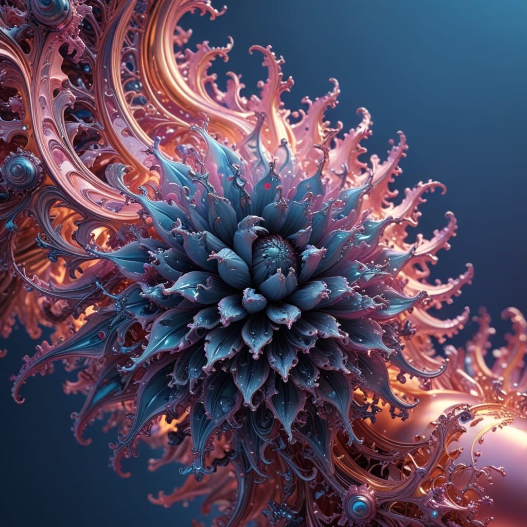 Cosmic Fractal Art: Mathematical Manifold in Volumetric Rend...