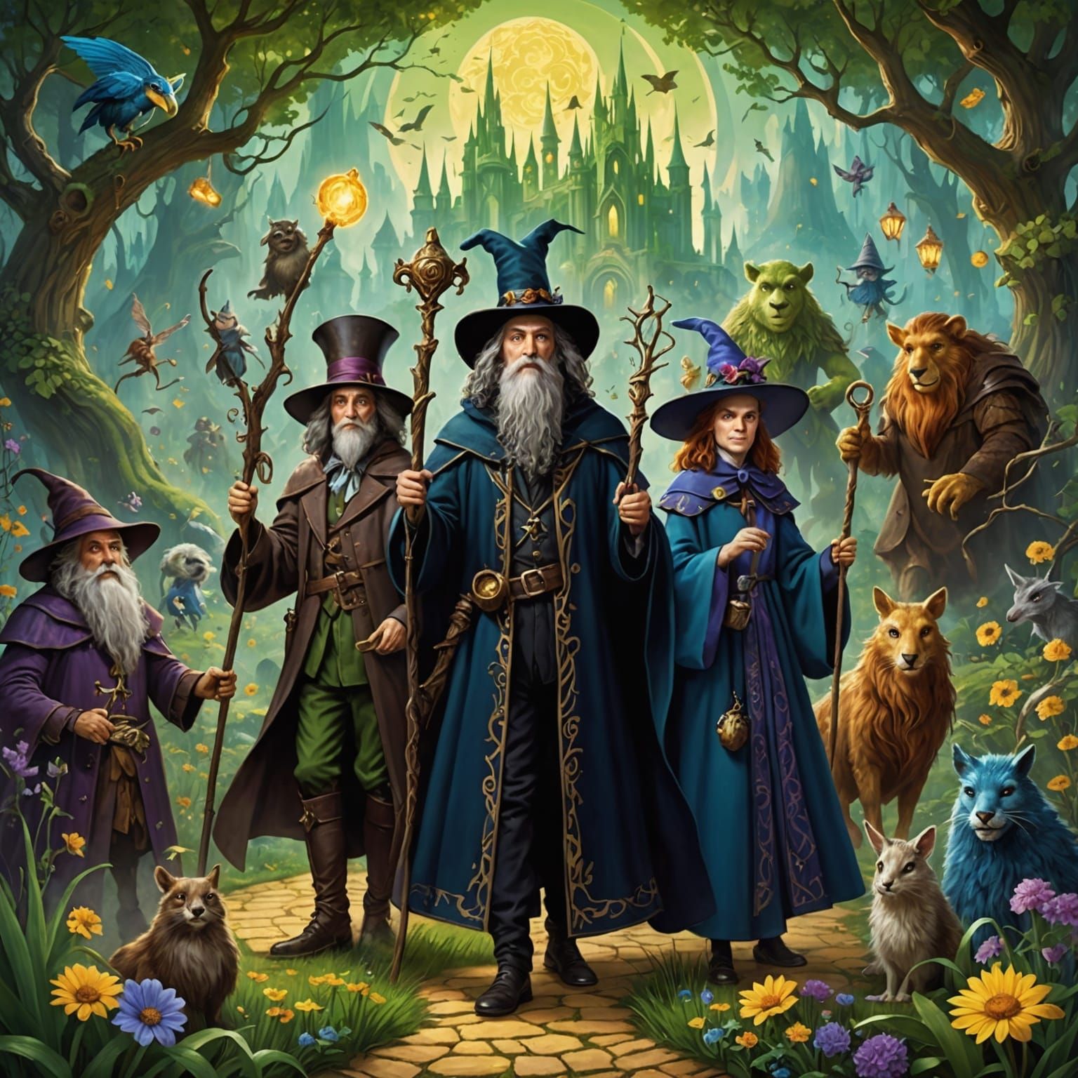 Enchanting Wizards and Warlocks in Oz