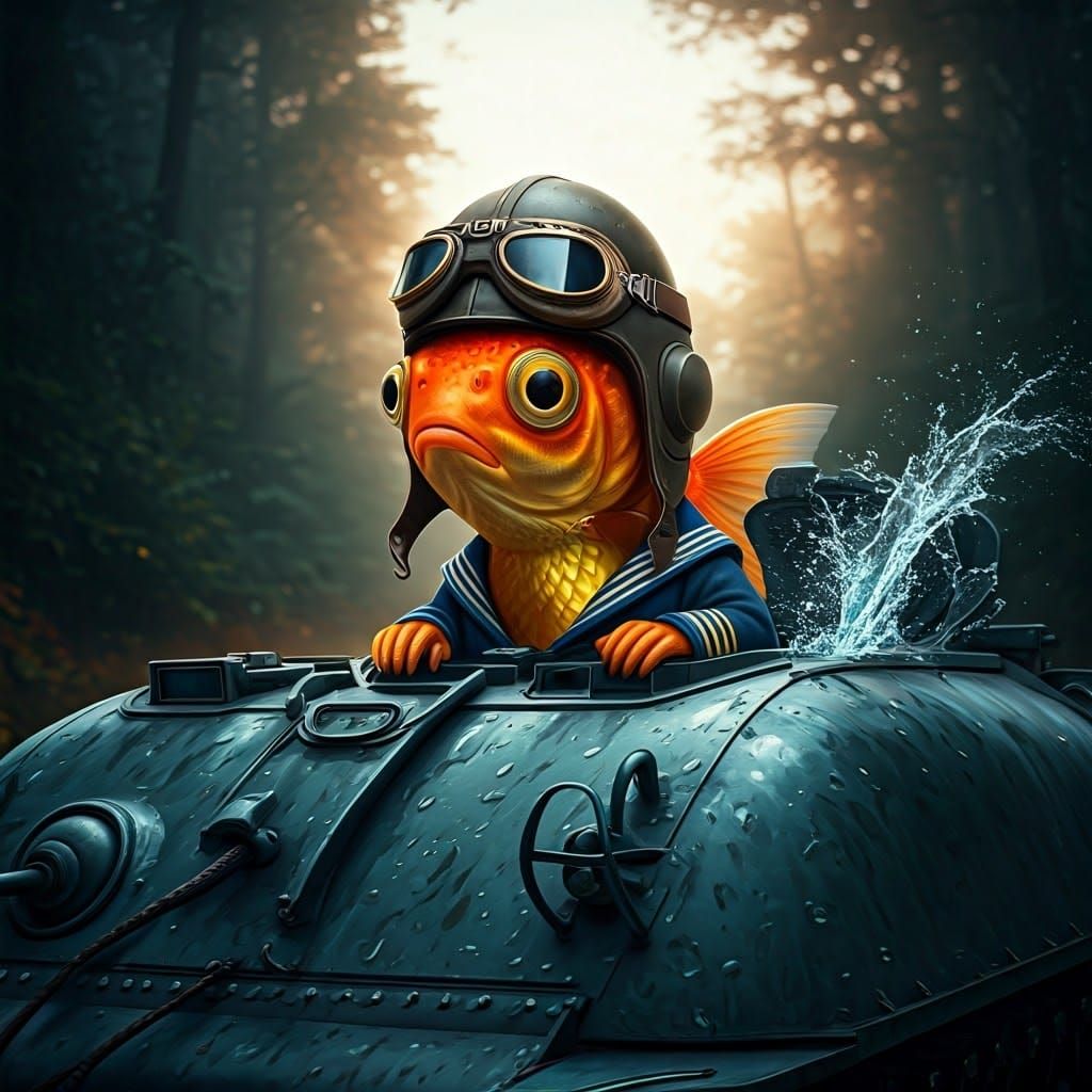 Goldfish Tank Commander in Primeval Forest