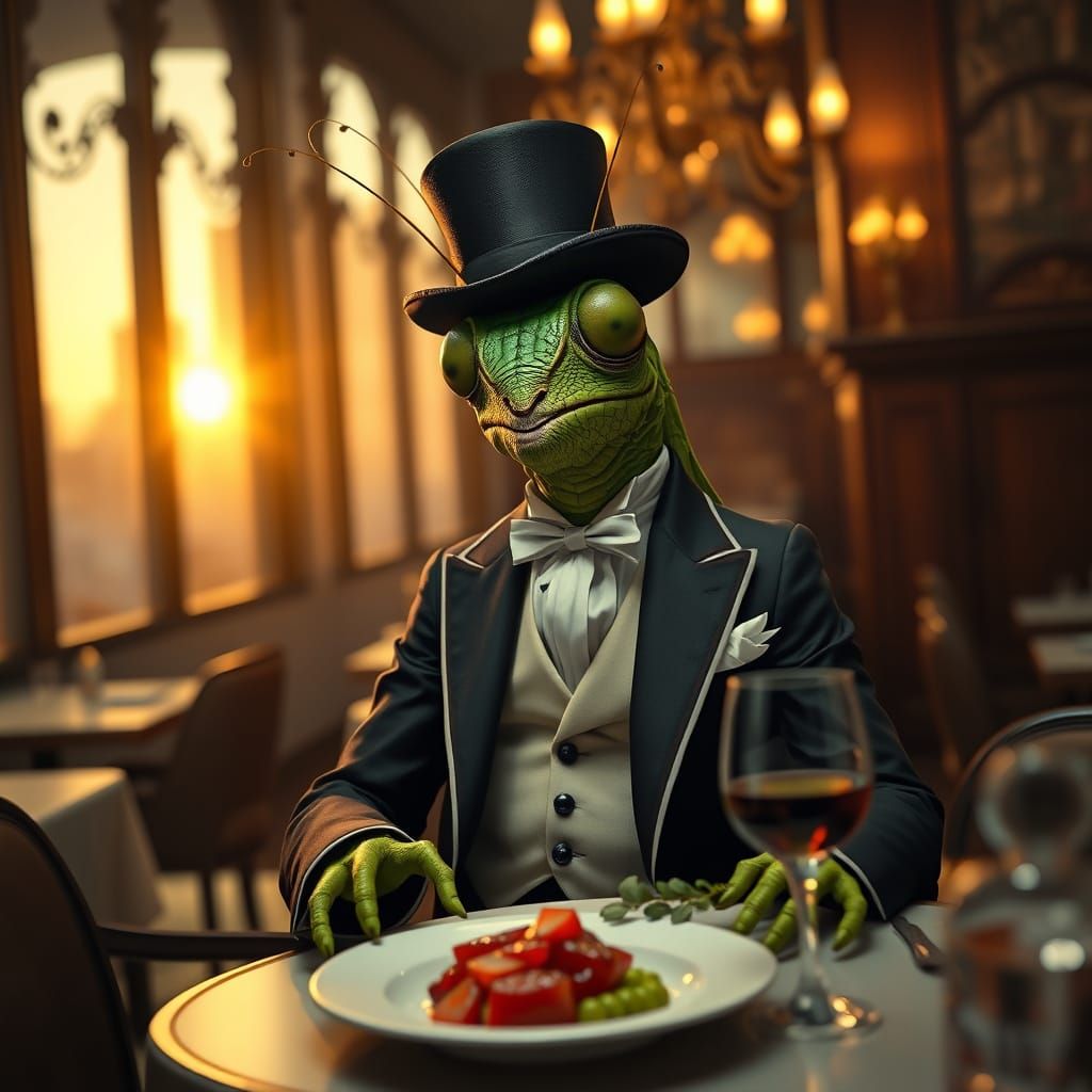 Regal Cricket Dines in Style in New York City