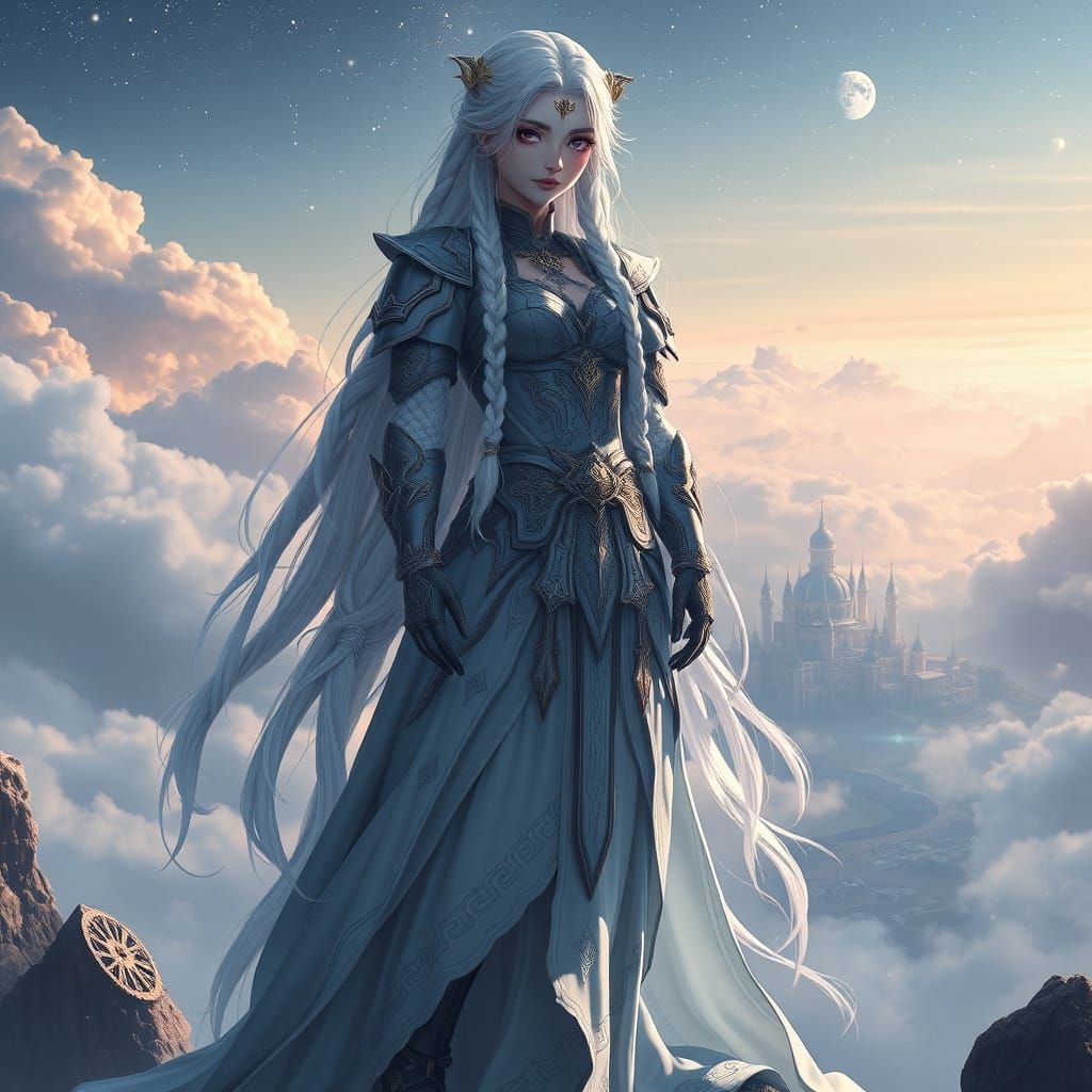 Regal Dream Realm Sovereign in 3D Anime Art