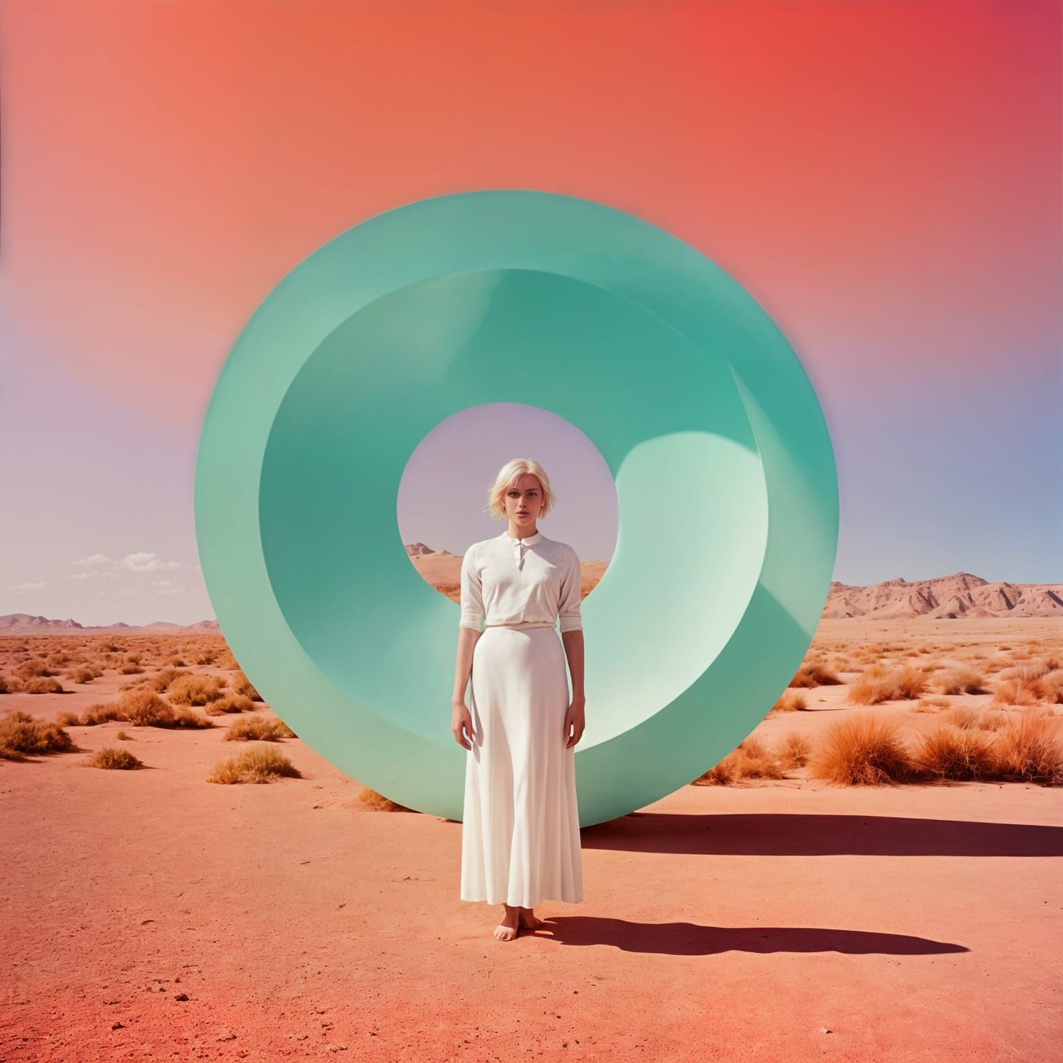 Opalescent Rock Star Halo as Oil Painting