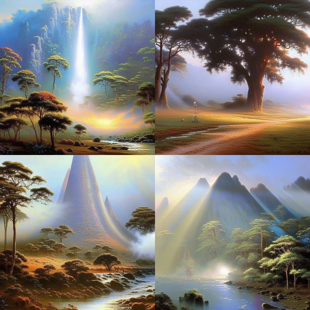 Ethereal Fantasy Idi Amin am Kongo in Mist