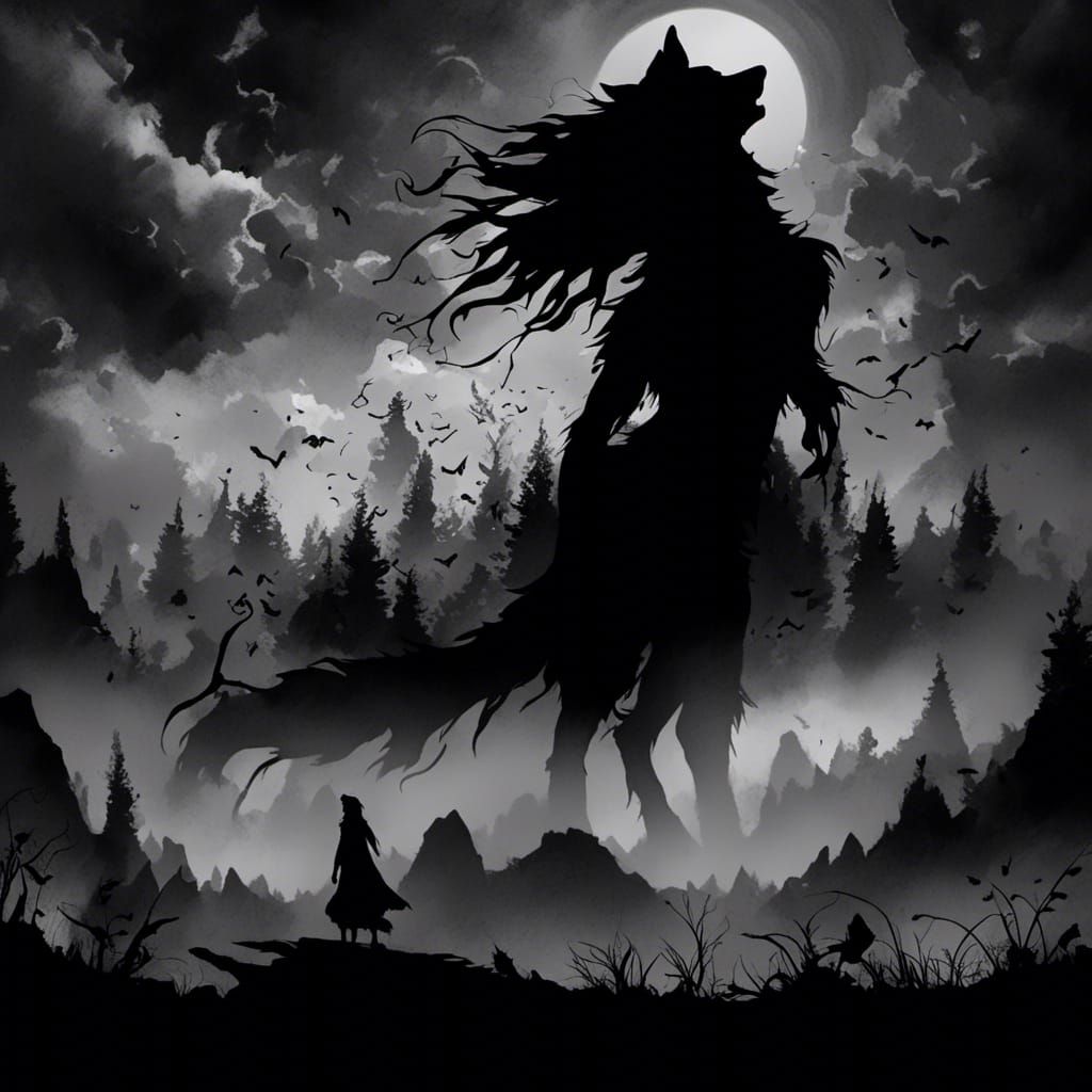 Majestic Wolf Portrait