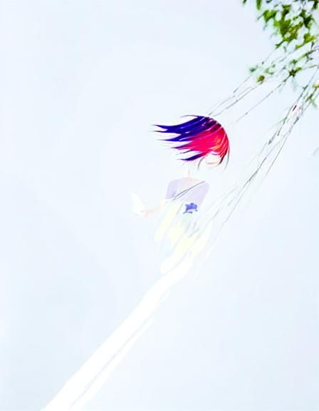 Vibrant Anime Characters in City Square