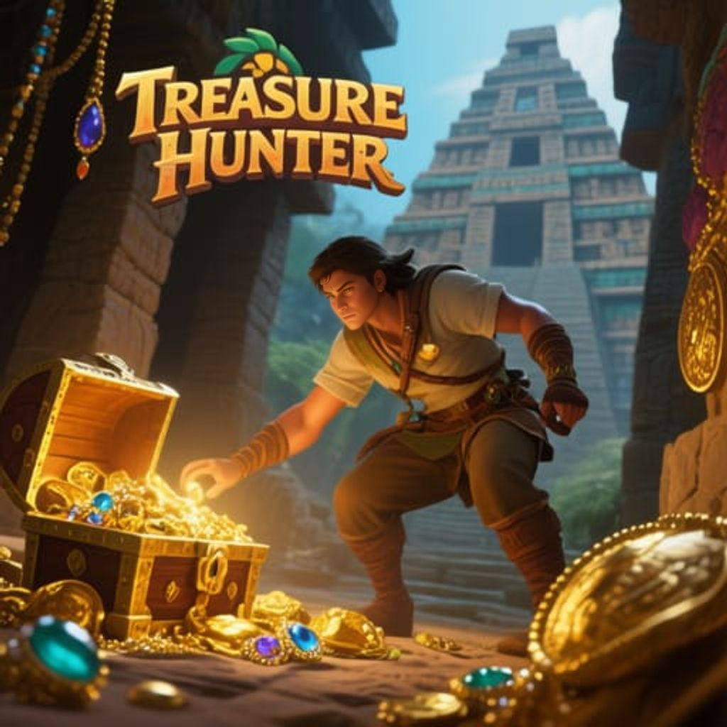 Treasure Hunter in Aztec Temple Game Cover