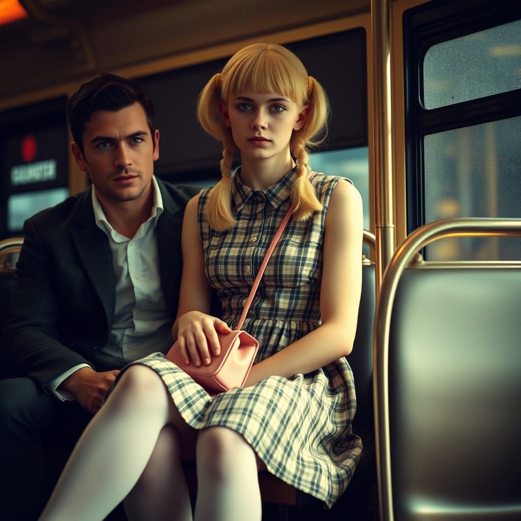 Ethereal Androgyny: A Captivating Portrait of Confidence