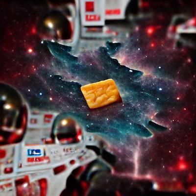 Cheez-It Adrift in the Void