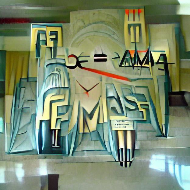 Art Deco Physics: Force Equals Mass Times Acceleration