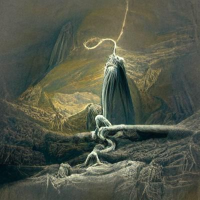 Minimalist Barren Field Under Stormy Sky