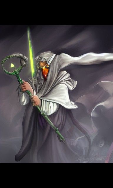 Mystical Death Reaper in a Tavern Cellar