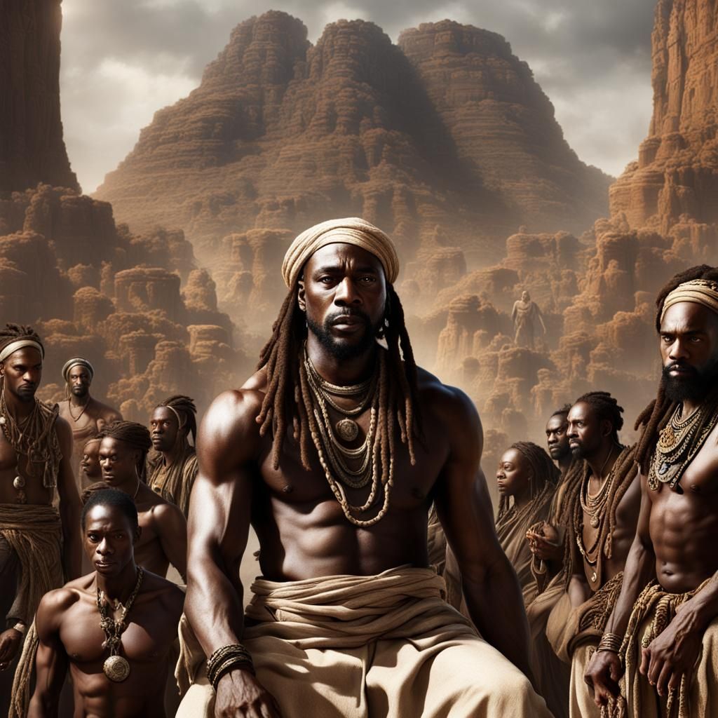 Ancestral Spirits Impart Wisdom to Black Man