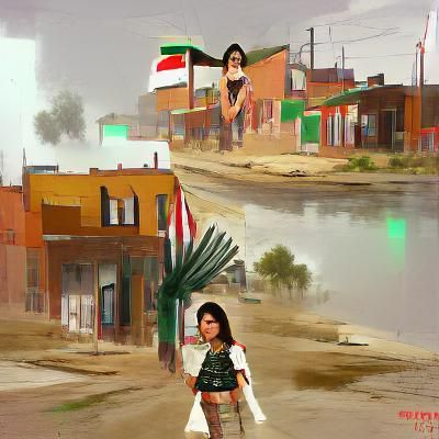 Iraqi-Mexican Girl in Salt City Concept Art