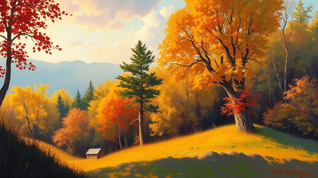 Dreamlike Landscape in the Style of James Gurney