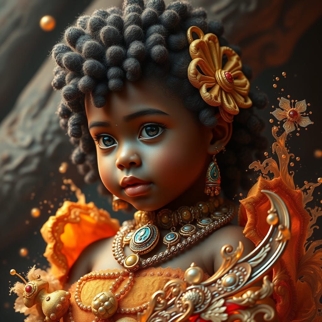 Sugar Crystal Fantasy Scene