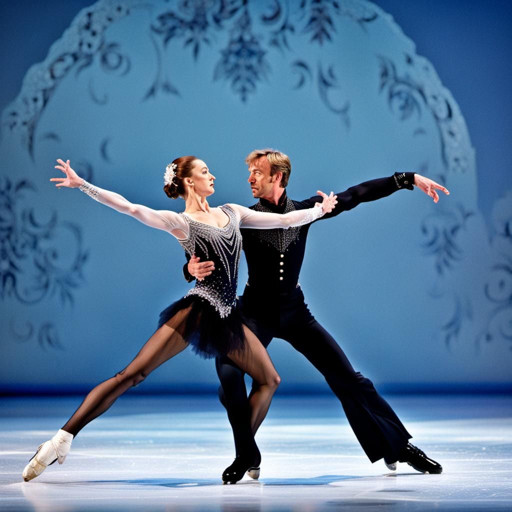 Ice Dancers Perform Ravel's Bolero