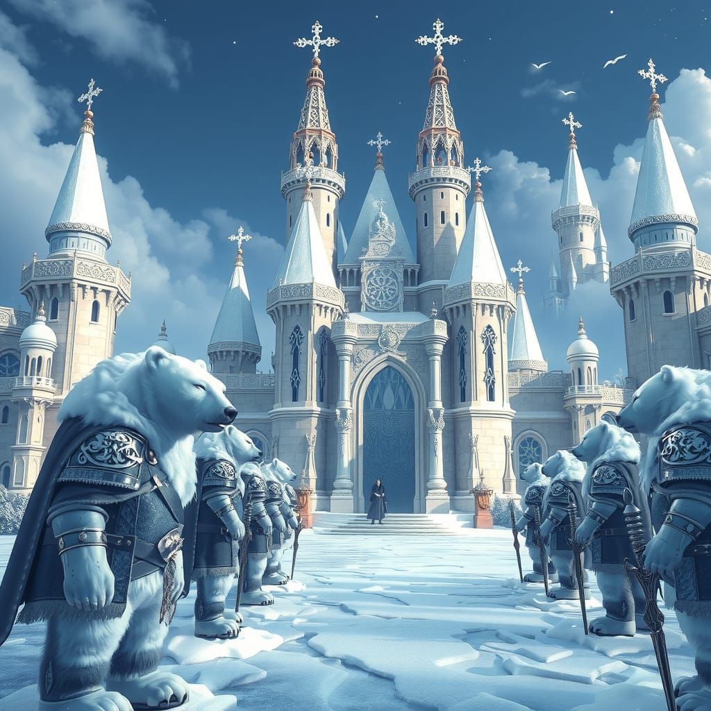 Polar bear knights