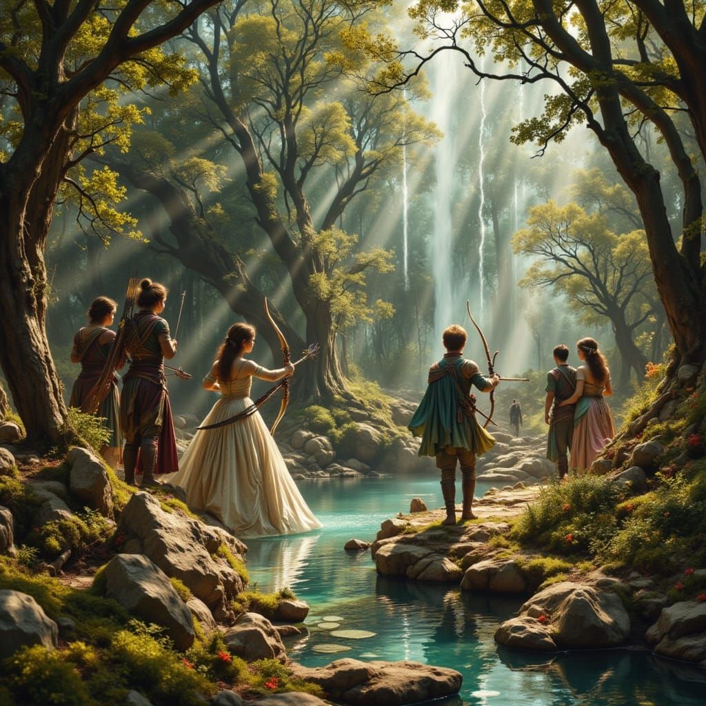 Robin Hood Archery Contest in Dreamscape Style