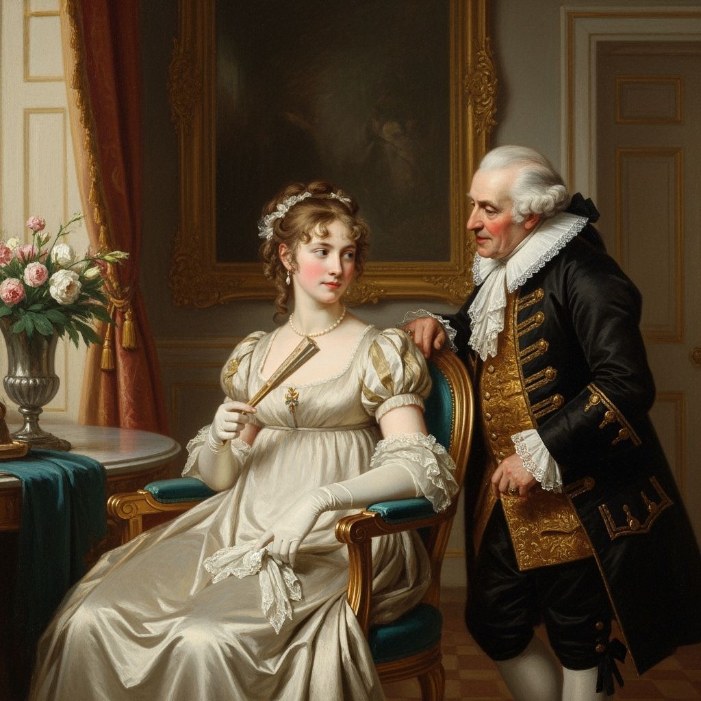 Regency Ball Portrait with Elizabethan Gentleman