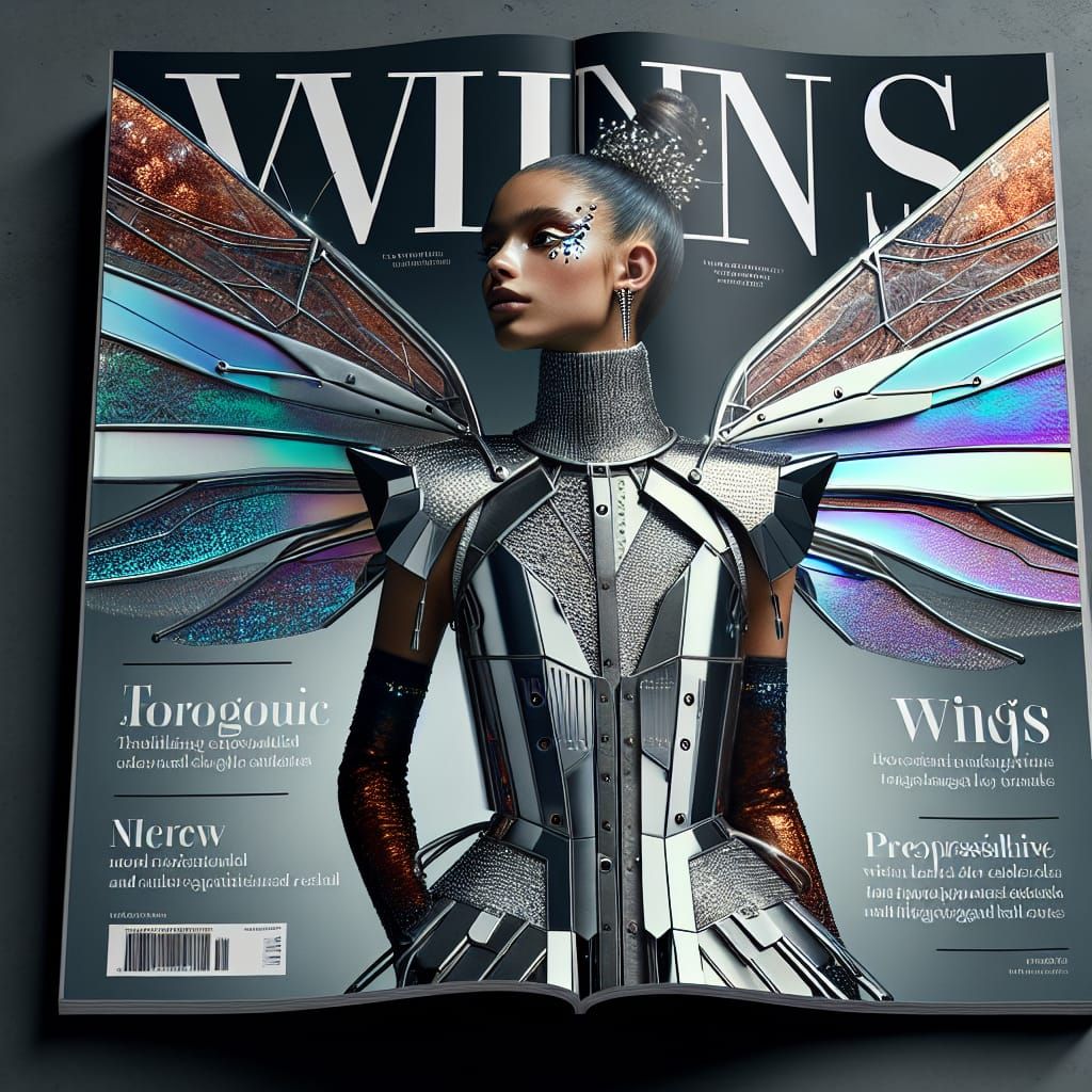 The cover of New Wings magazine