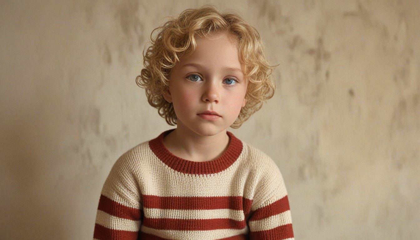 Whimsical Child in Warm Sunlight