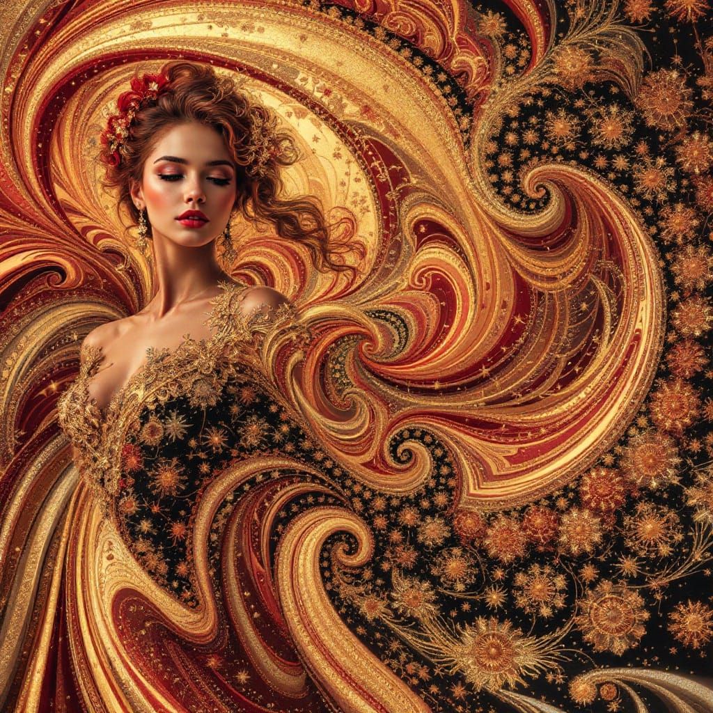 Doppler Effect Dress in Cyberpunk Style