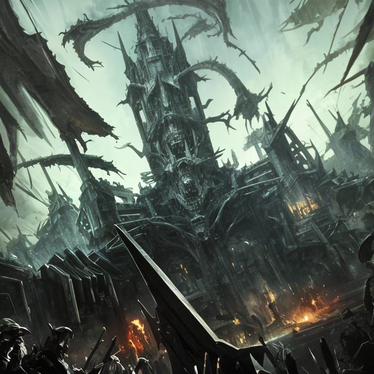 Sinister Death Metal Monster by Rutkowski