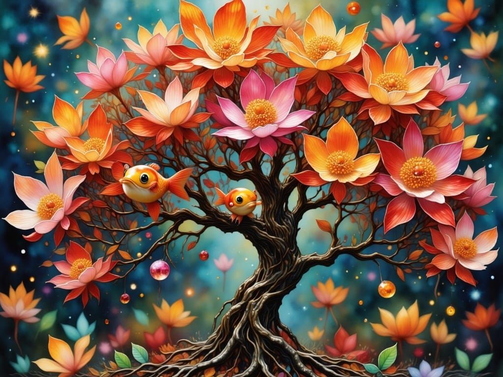 <lora:Sips of Wisdom:1.0> <lora:mystic flux:1.0> <lora:PR AlcoholWCGlass:1.0> <lora:Ink Poet:1.0>  Close up, morphed tre...