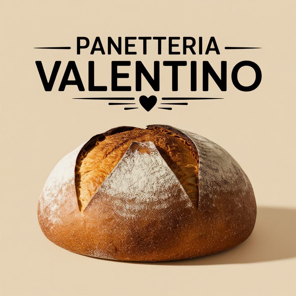 Elegant Sourdough Display for Panetteria Valentino