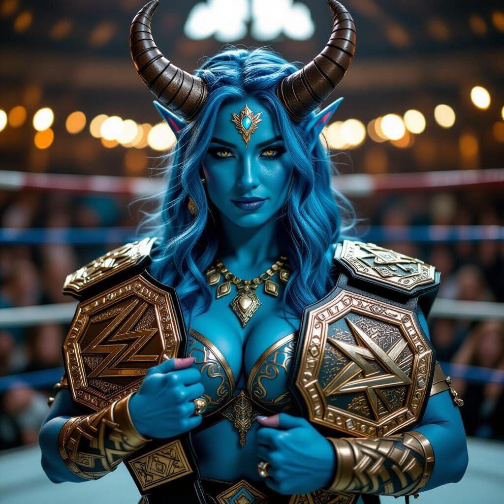 Draenei Shaman Wins Wrestling Championship