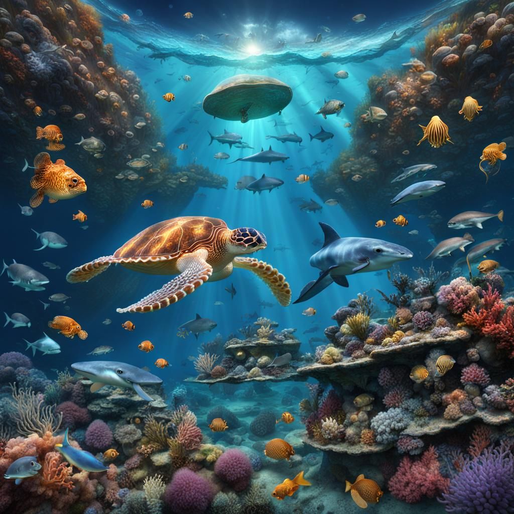 Great Barrier Reef: Epic Digital Marine Life