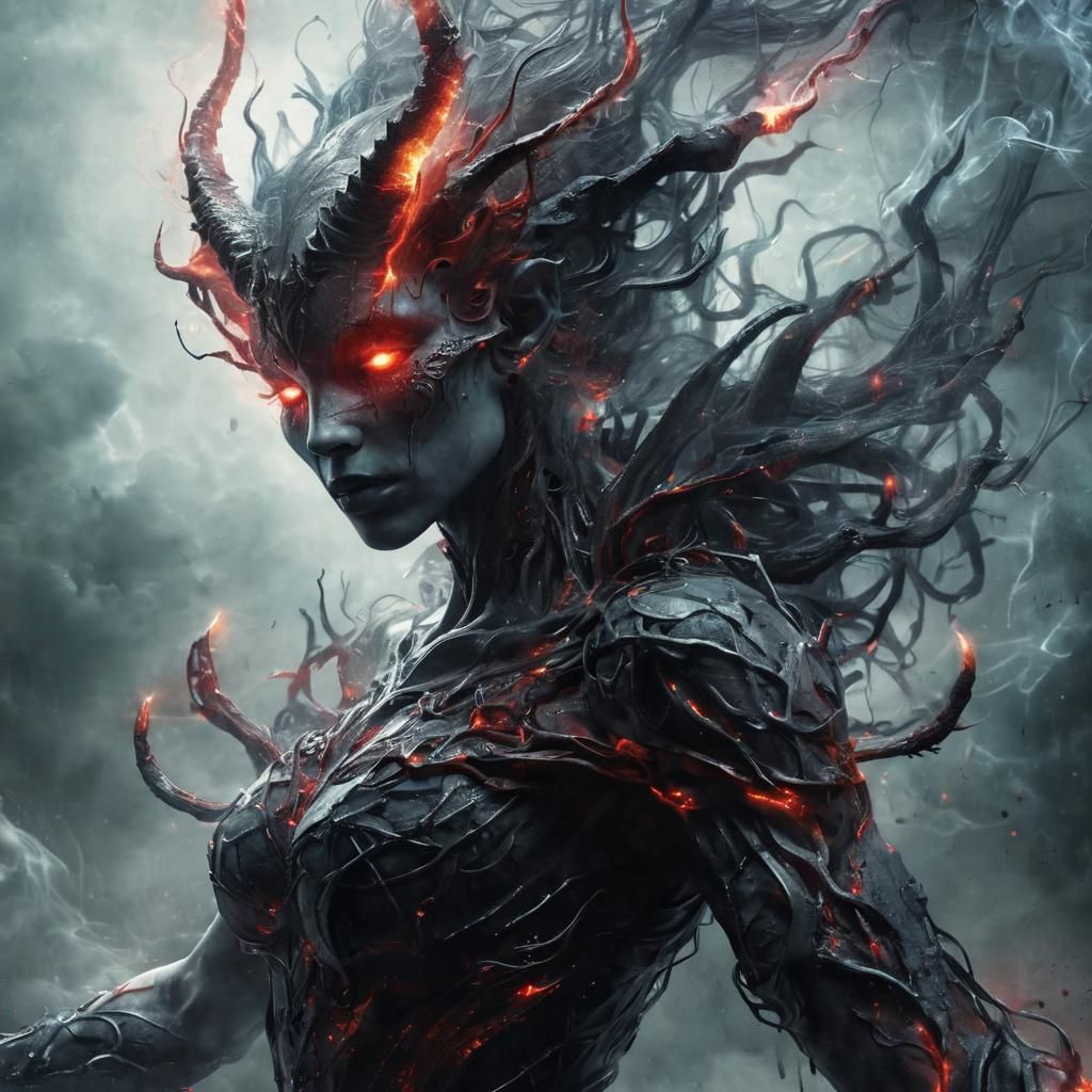 Ethereal Demon: A Tormented Soul's Distraction