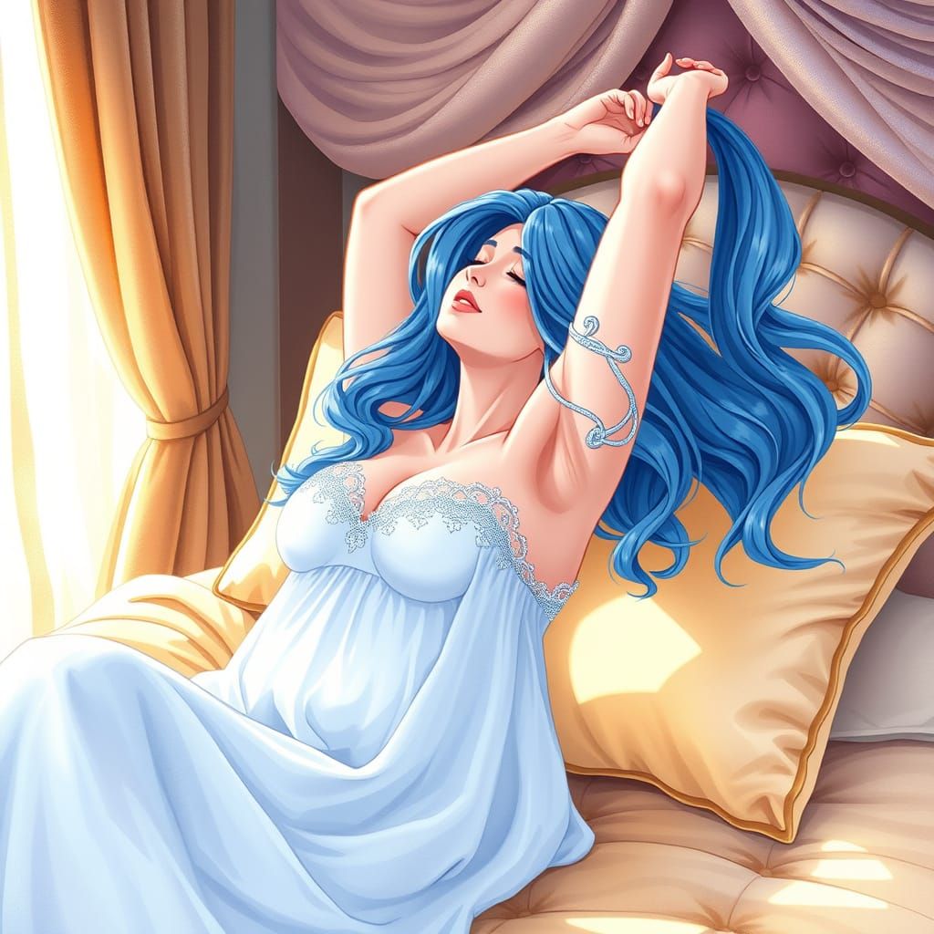 Dreamy Anime-Inspired Morning Goddess