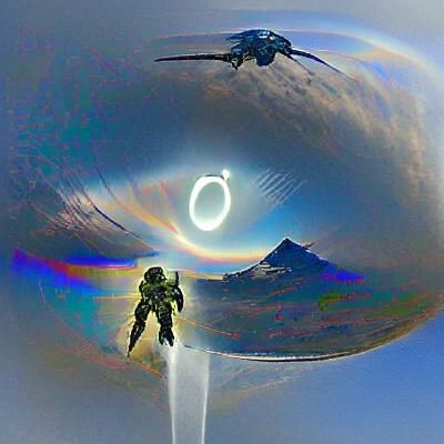 Radiant Halo of Light