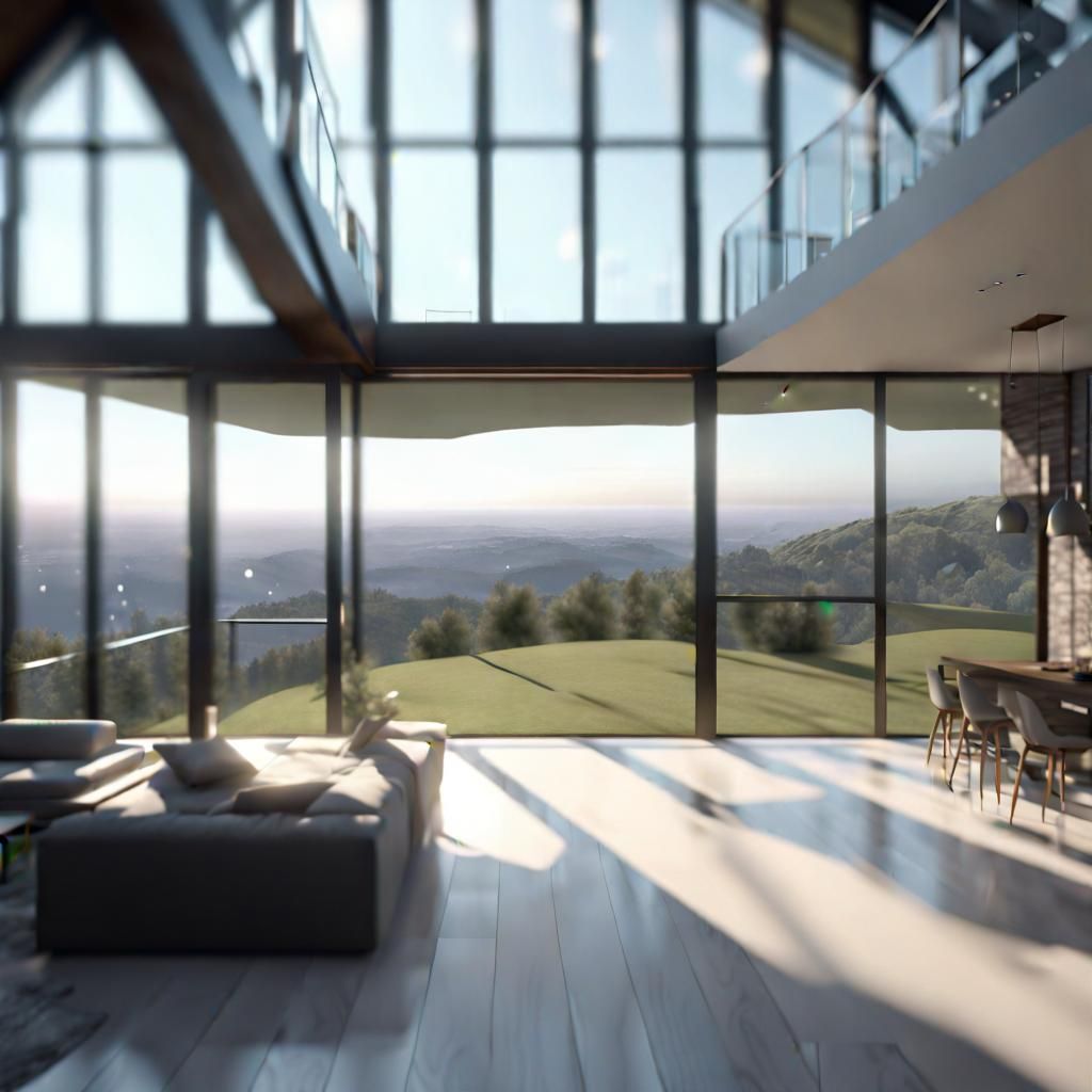 Hilltop Mansion Interior in 8K Unreal Engine Render