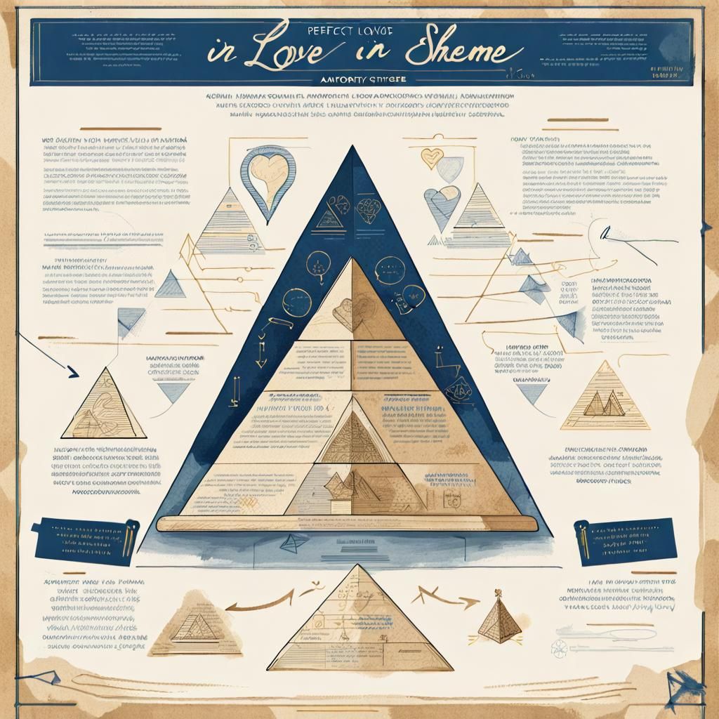 Love triangle pyramid