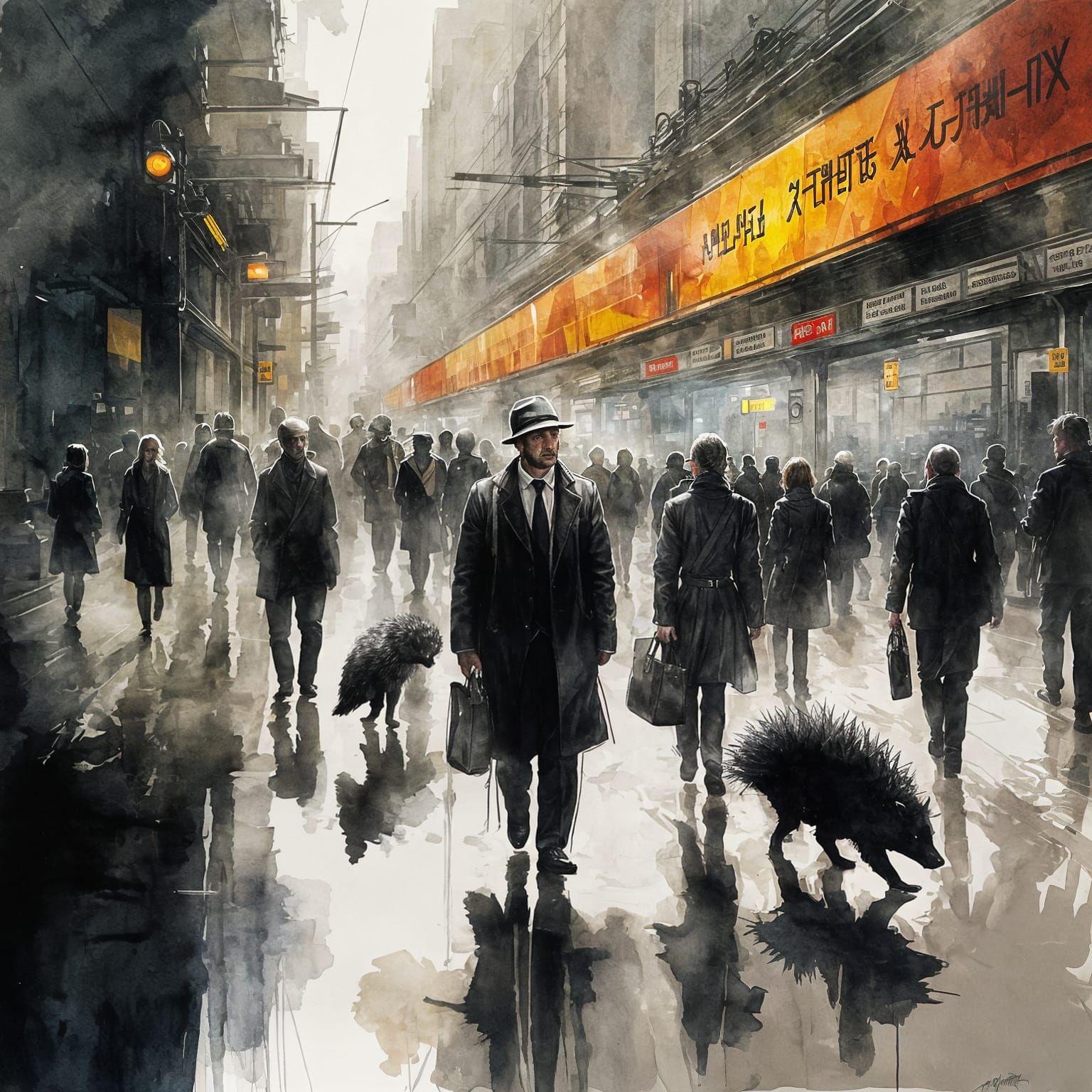 Duality in a Maximalist Cityscape