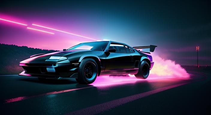 Knight Rider: Vaporwave Dream Sequence