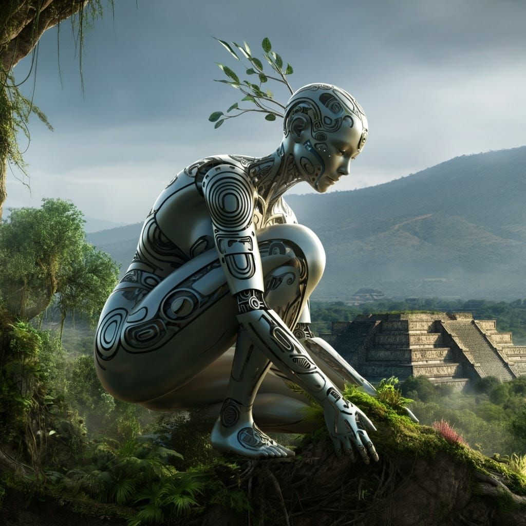 Benevolent Robot Restores Lush Rainforest