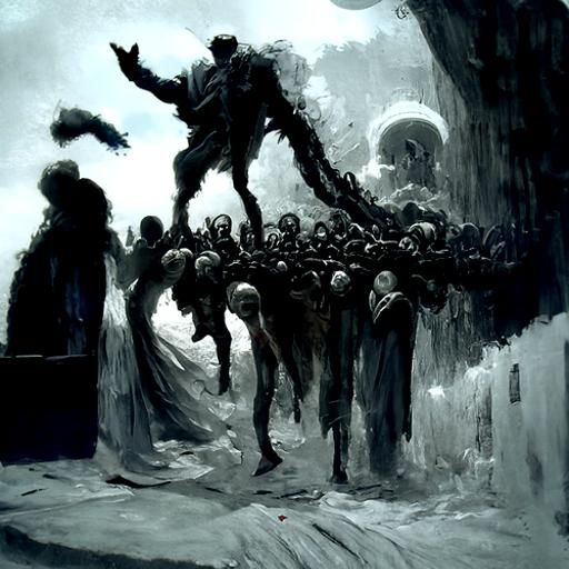 Madness and Horror in Engraving Style