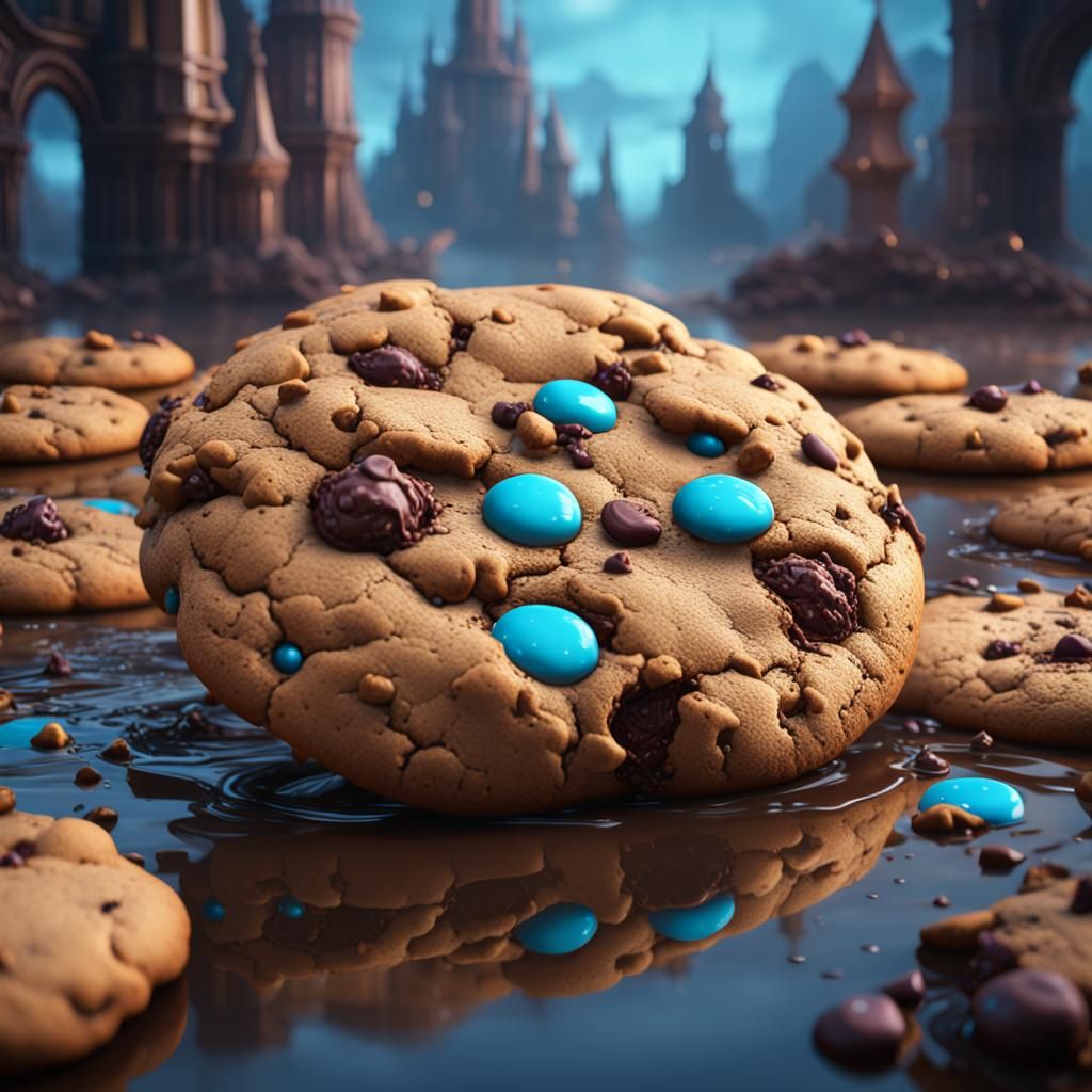 Fantastical Detailed Cookie in Deep Color