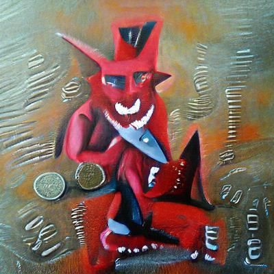 Stylized Devil Depiction