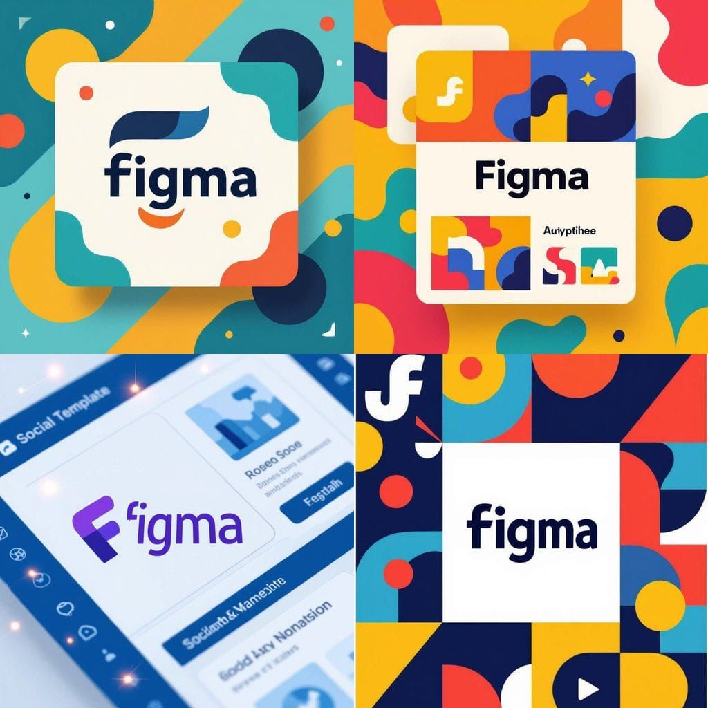 Figma Logo Social Media Template Design