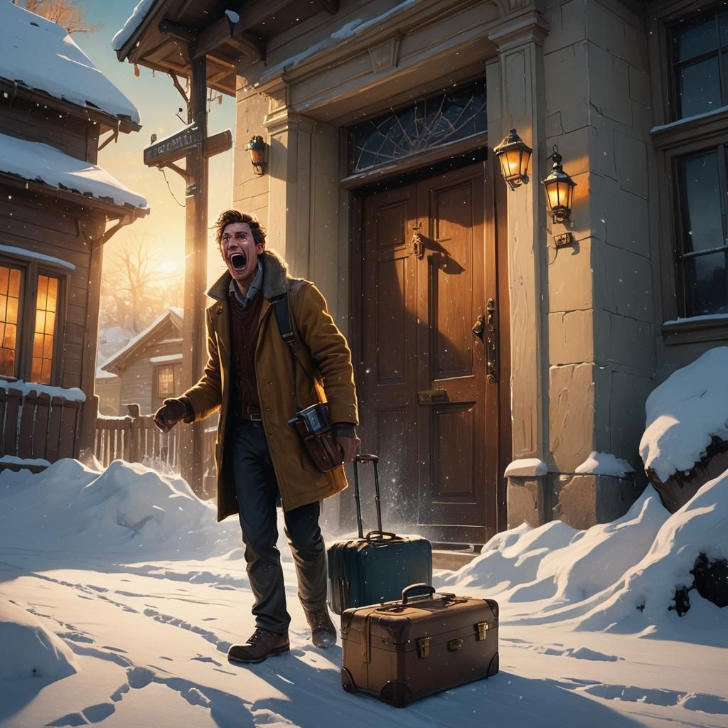 Alcoholic's Choice: A Fantastical Matte Painting