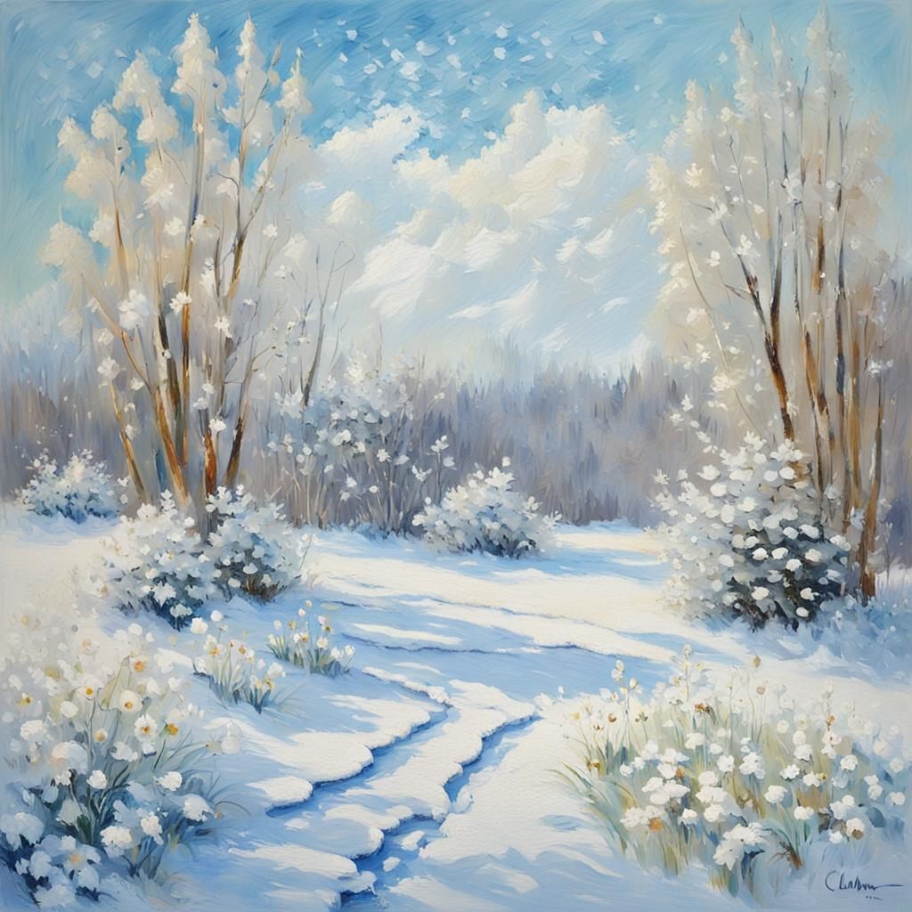 Impressionist Winter Wonderland